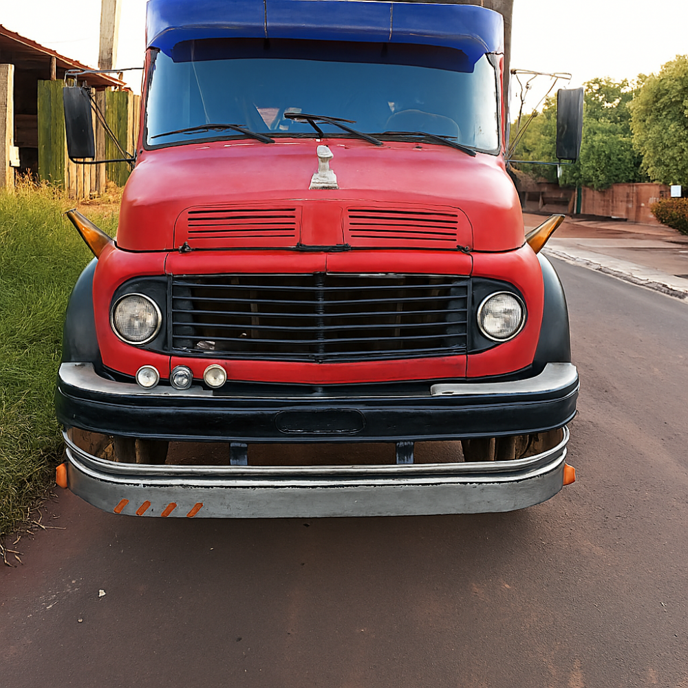 À VENDA: Mercedes-Benz 1113 – 1982 – Toco | Turbinado | Hidráulico | Baú 9,30m